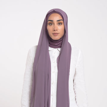Emiratie Chiffon with Bonnet