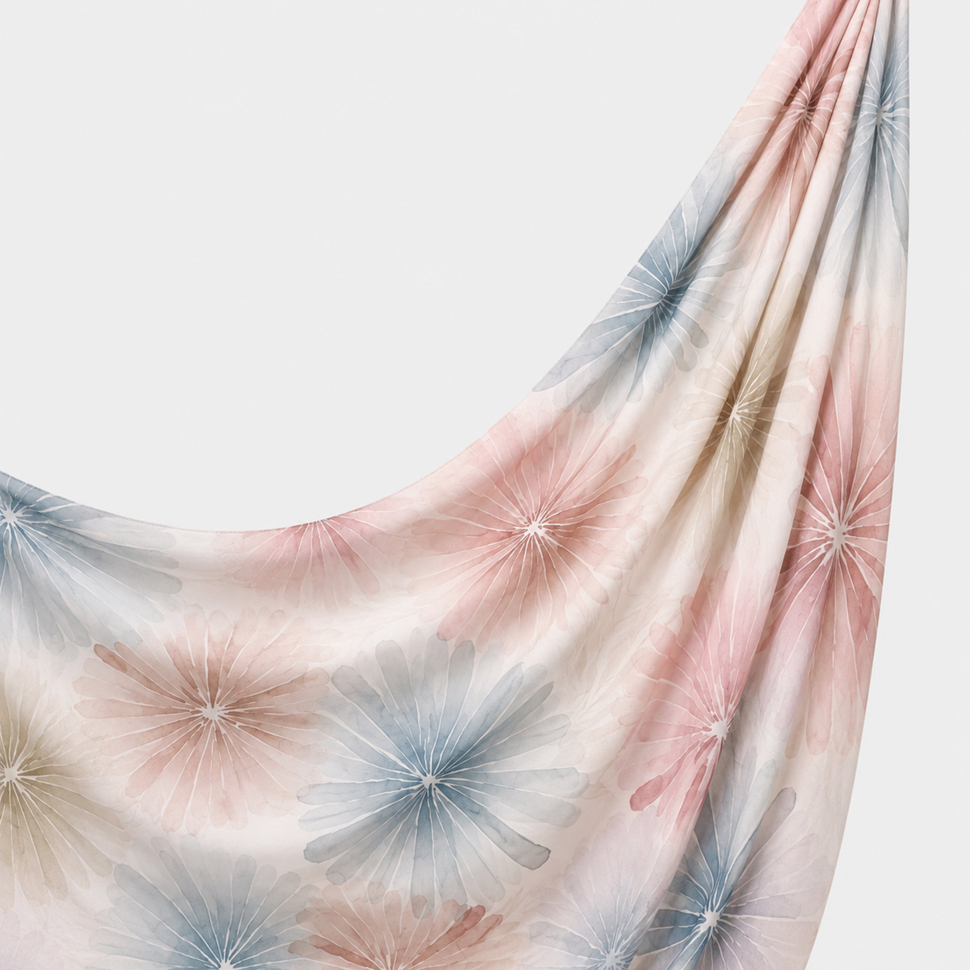 Printed Chiffon Hijab - Pastel Bloom
