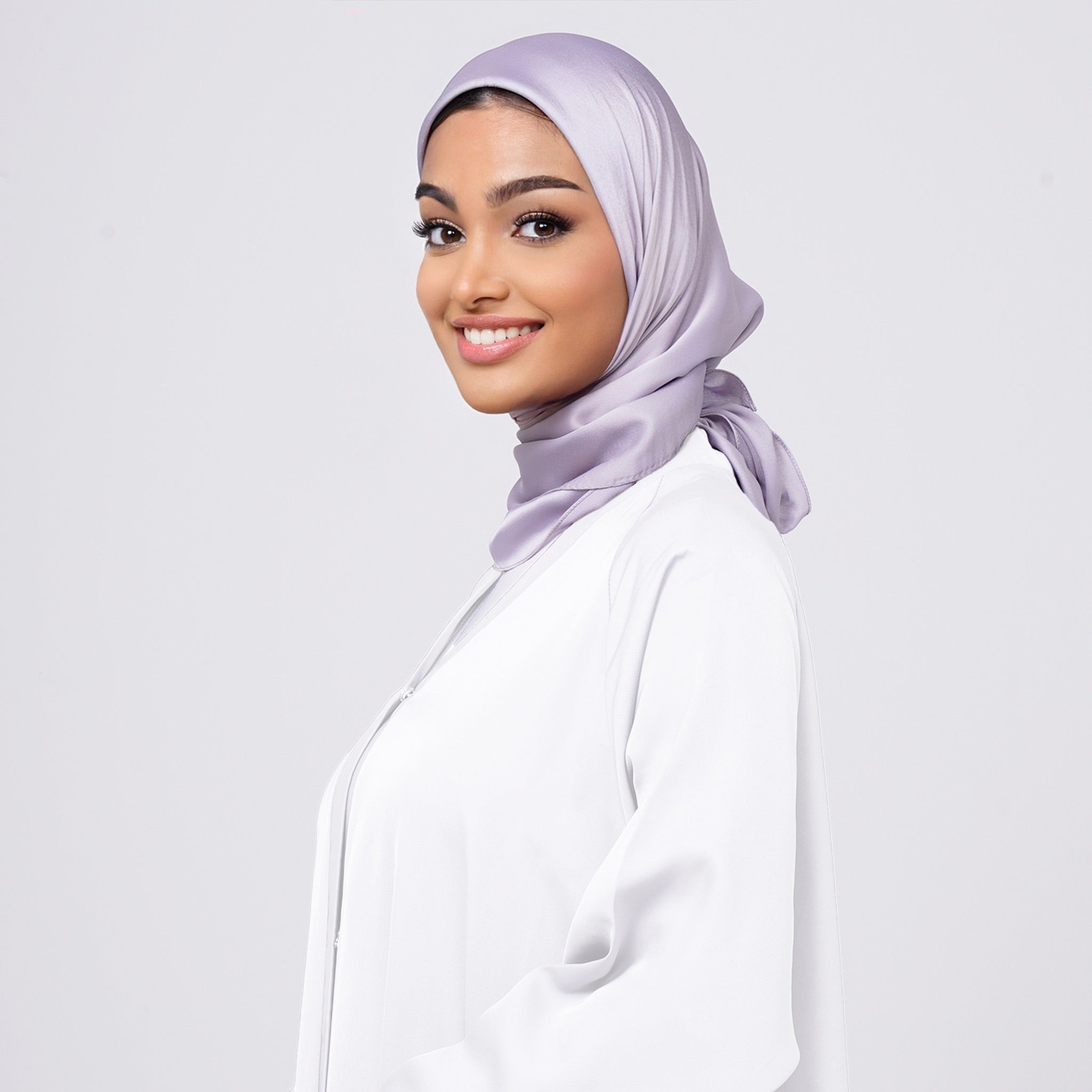 SilkTouch Satin Esarp - Lavender