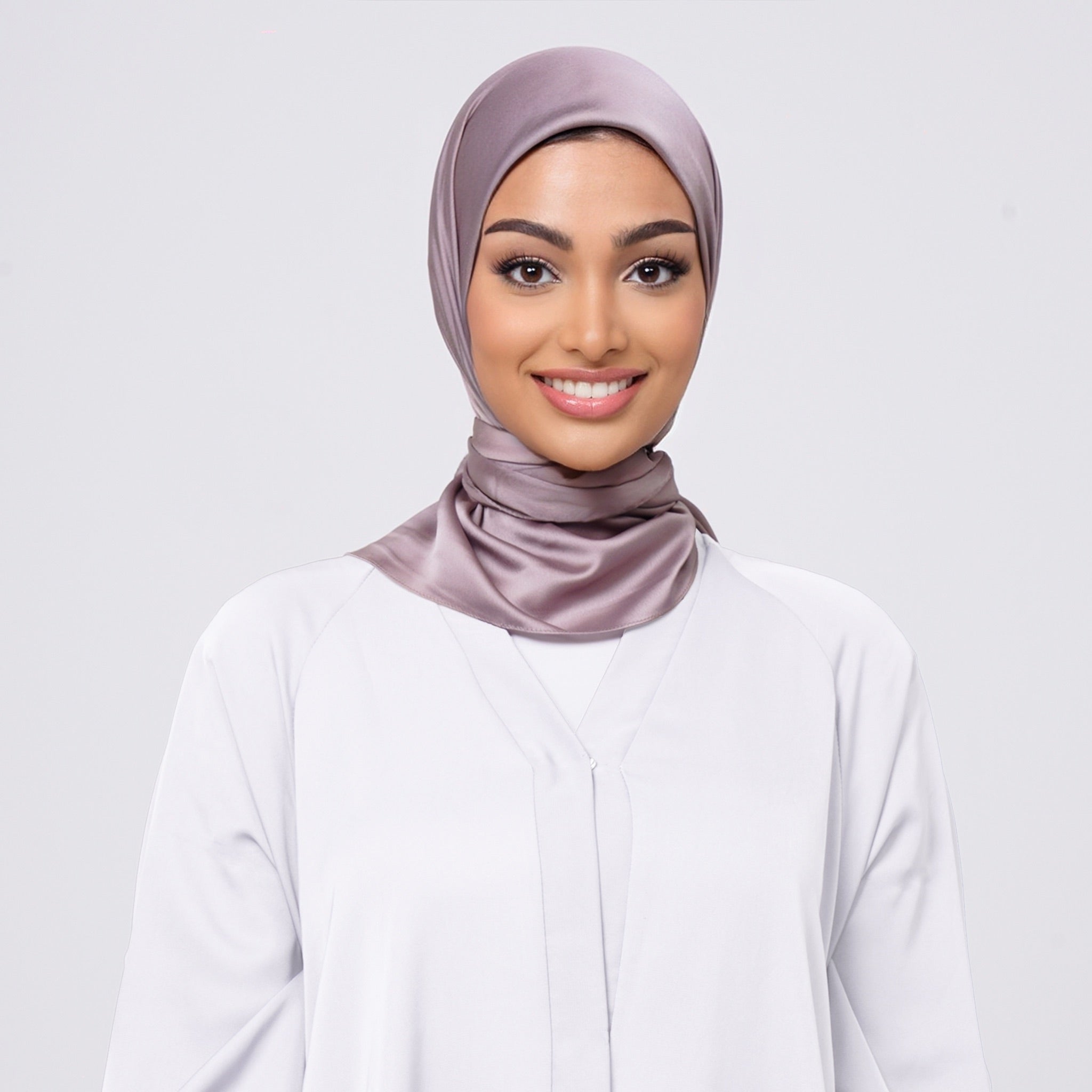 SilkTouch Satin Esarp - Mauve