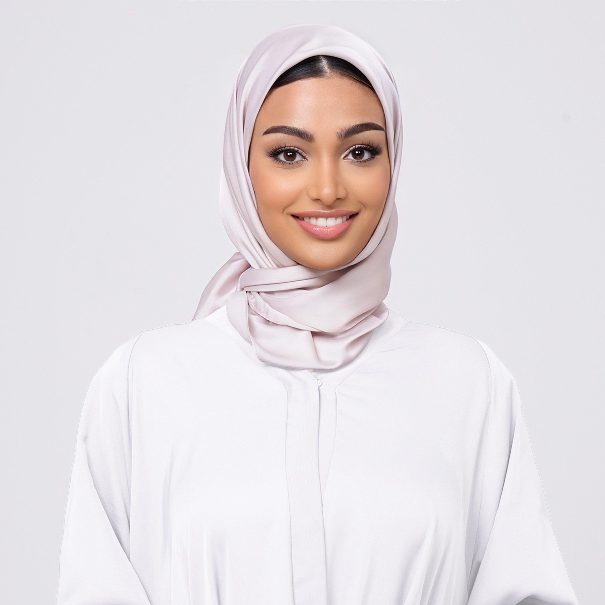 SilkTouch Satin Esarp - Blush Nude
