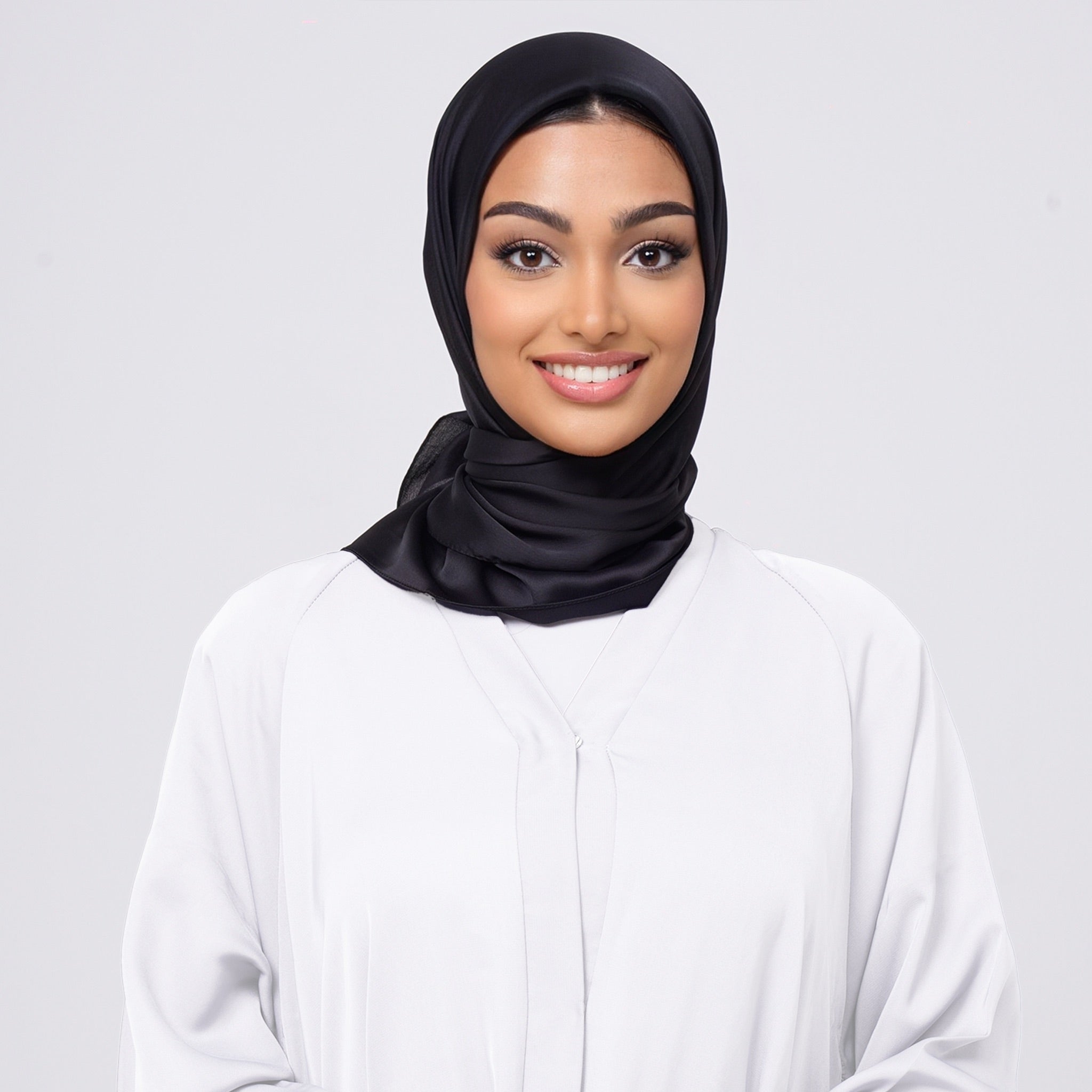 SilkTouch Satin Esarp - Black