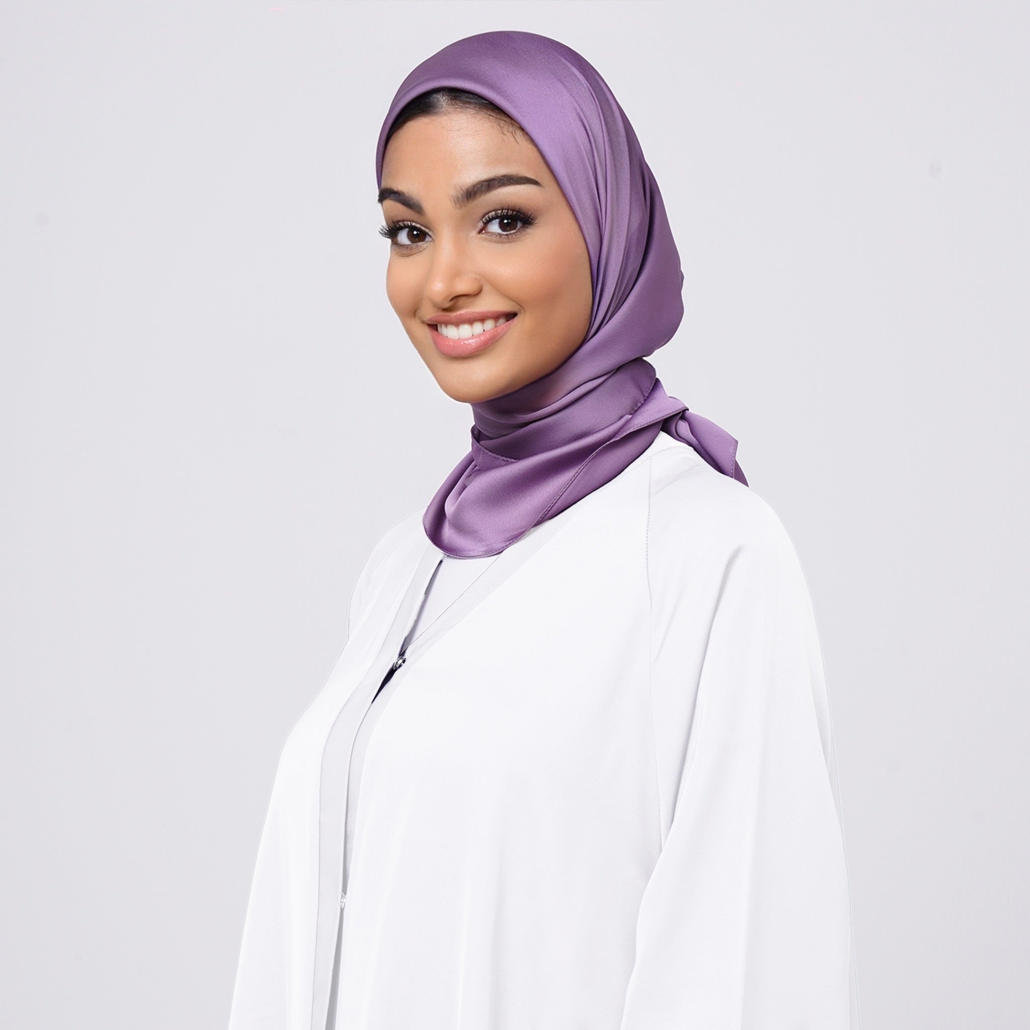 SilkTouch Satin Esarp - Soft Purple