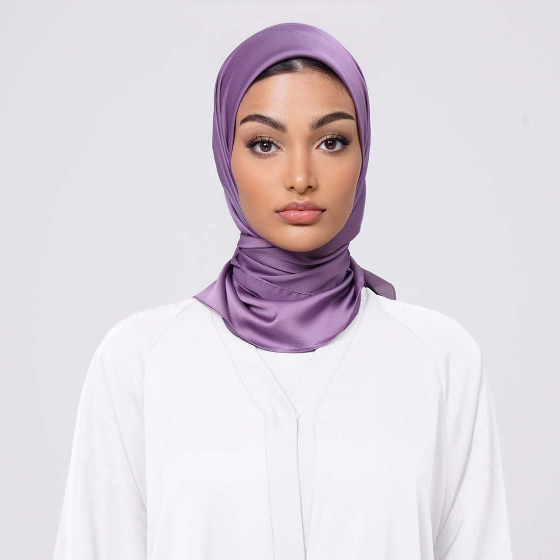 SilkTouch Satin Esarp - Soft Purple