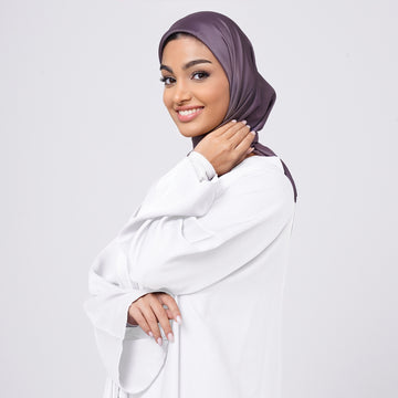 SilkTouch Satin Esarp - Plum