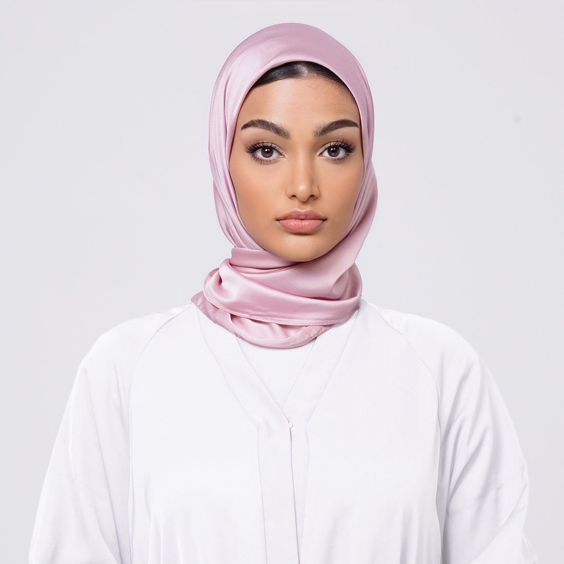 SilkTouch Satin Esarp - Baby Pink