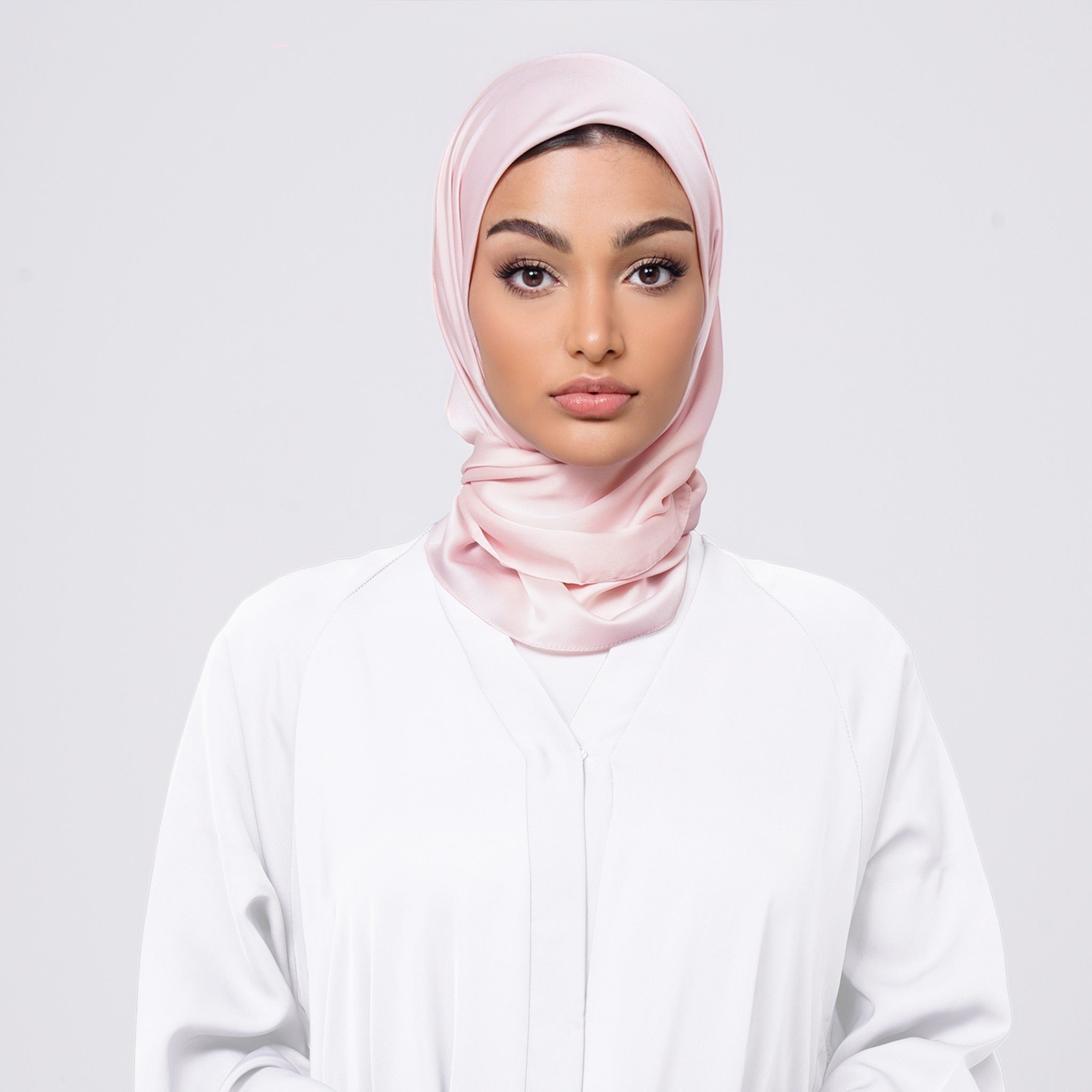 SilkTouch Satin Esarp - Light Pink