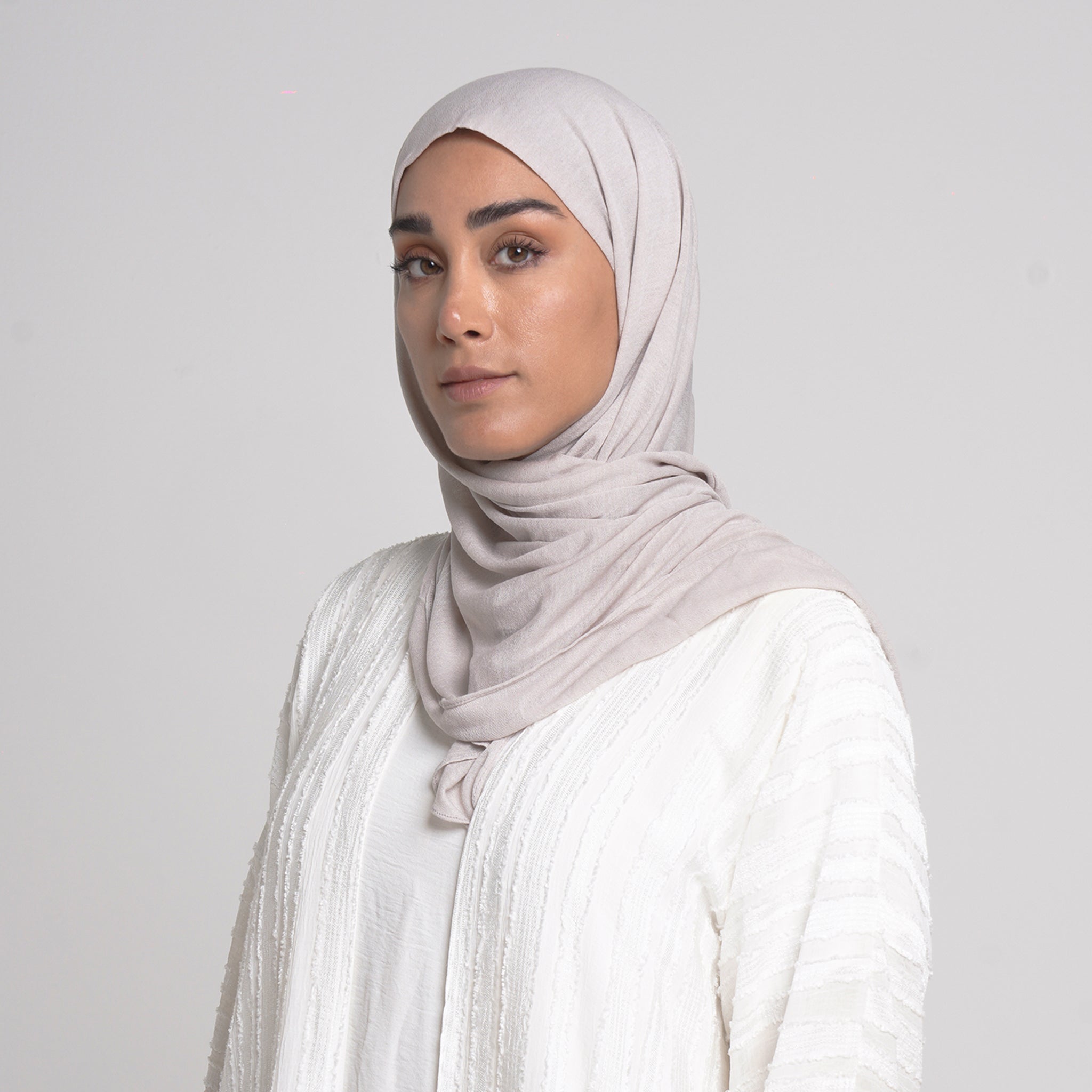 Turkish folded Hijab - Beige