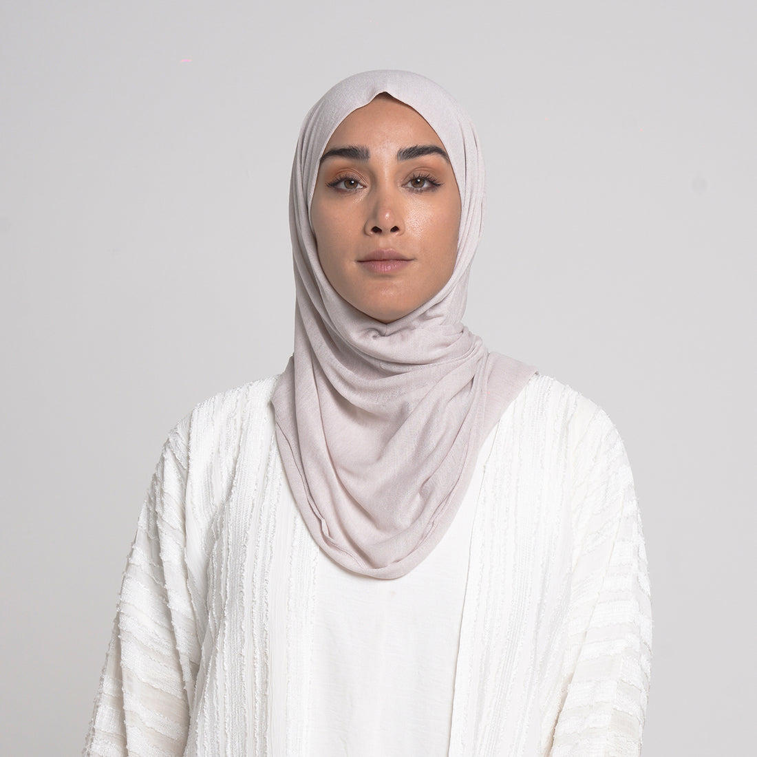 Turkish folded Hijab - Light Beige