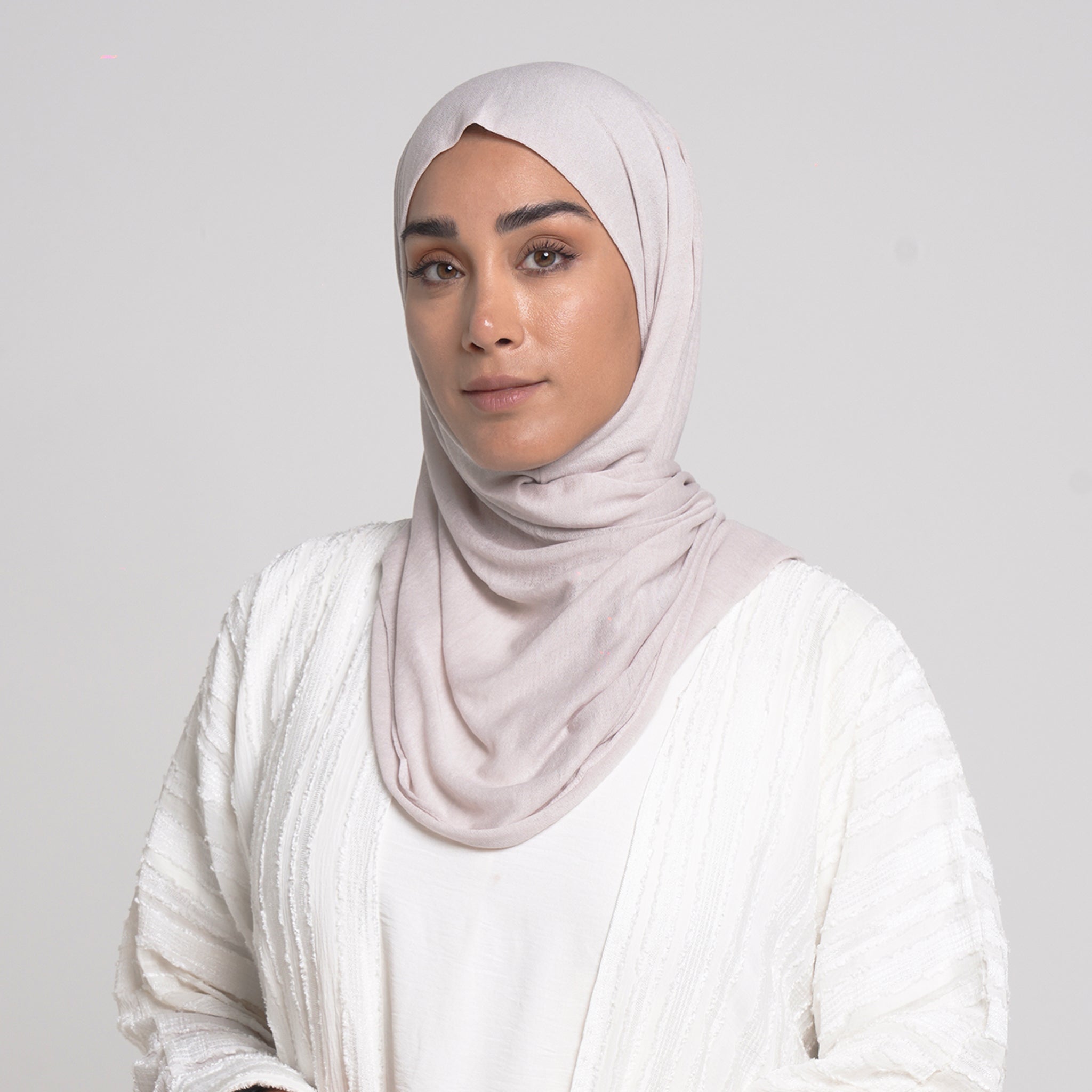 Turkish folded Hijab - Light Beige