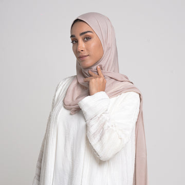 Turkish folded Hijab - Soft Pink