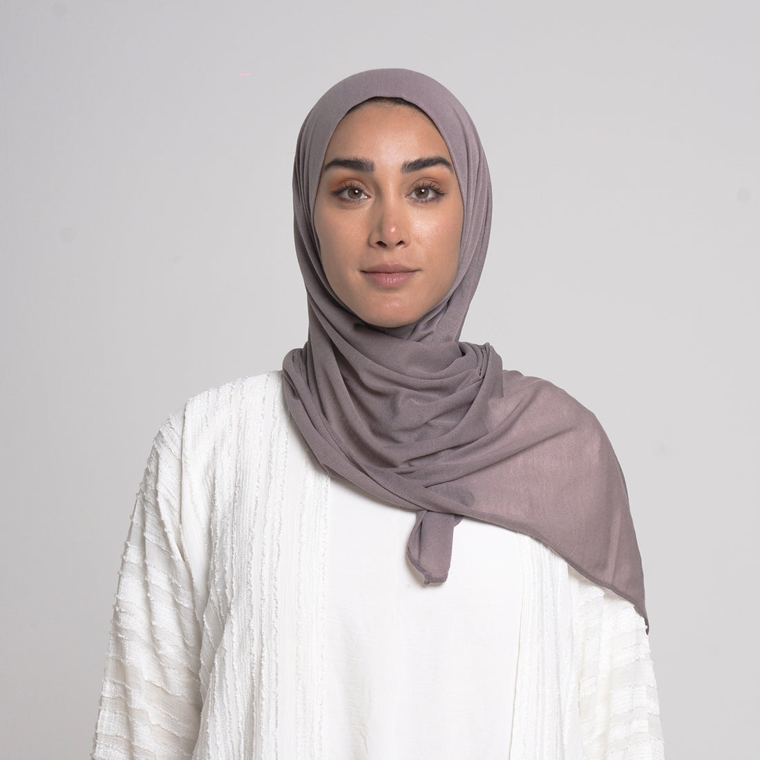 Turkish folded Hijab - Mauve