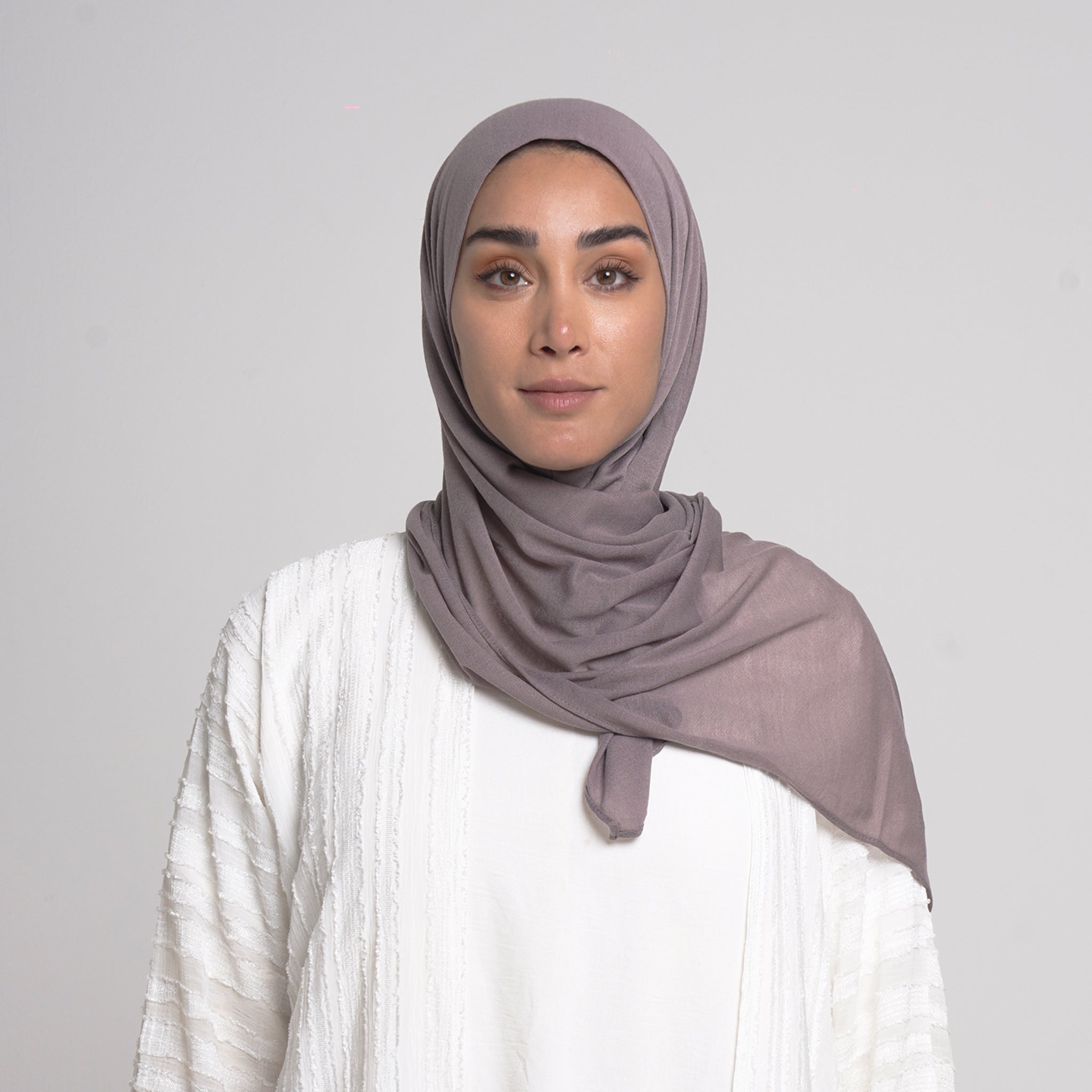 Turkish folded Hijab - Mauve