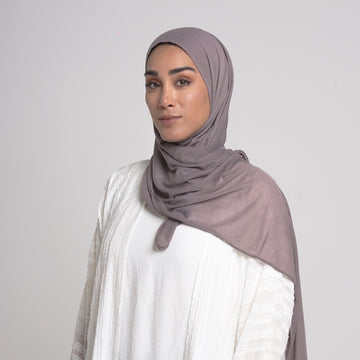 Turkish folded Hijab - Mauve