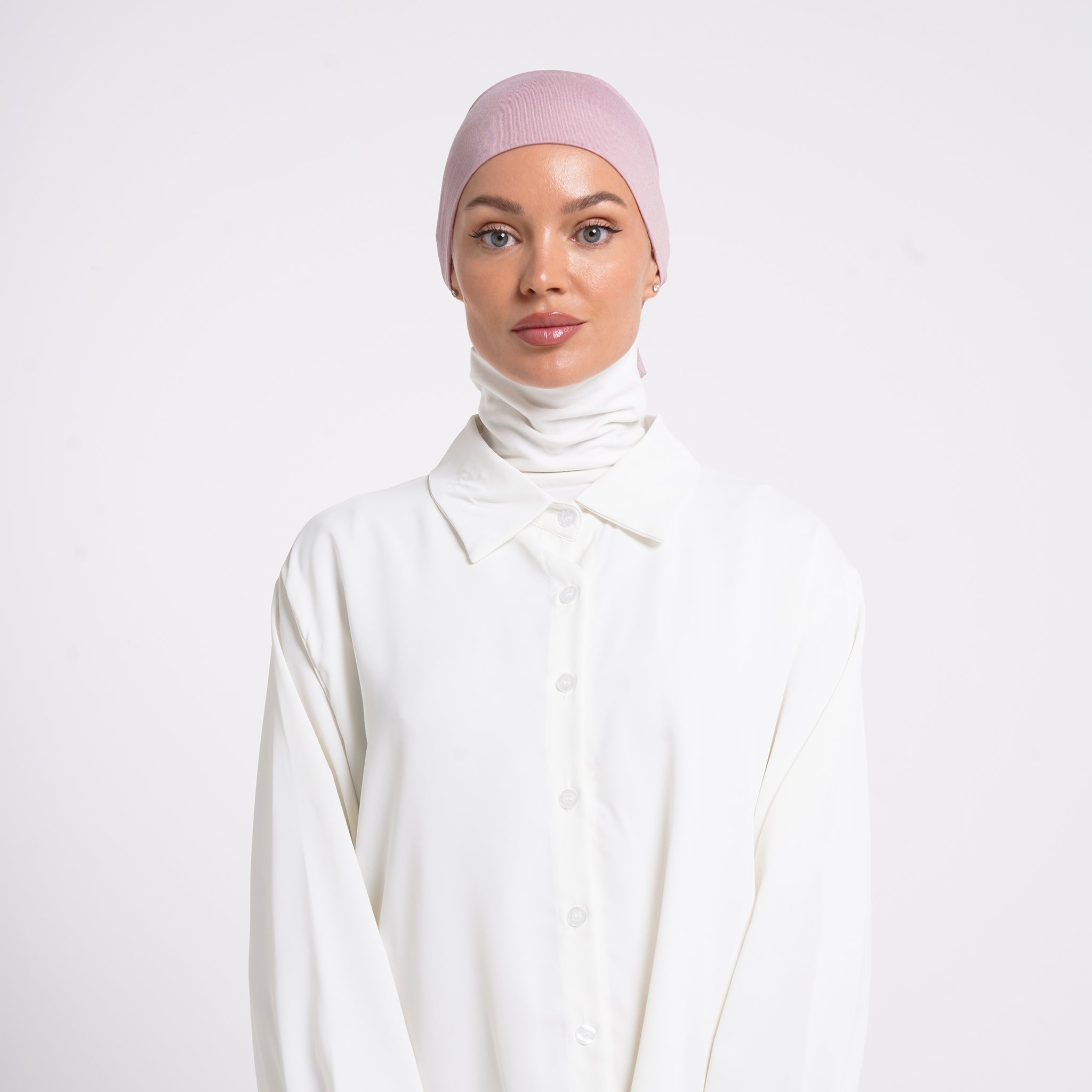 Plain Jersey Hijab or Everyday Comfort Jersey Hijab - Dusty Rose Blush