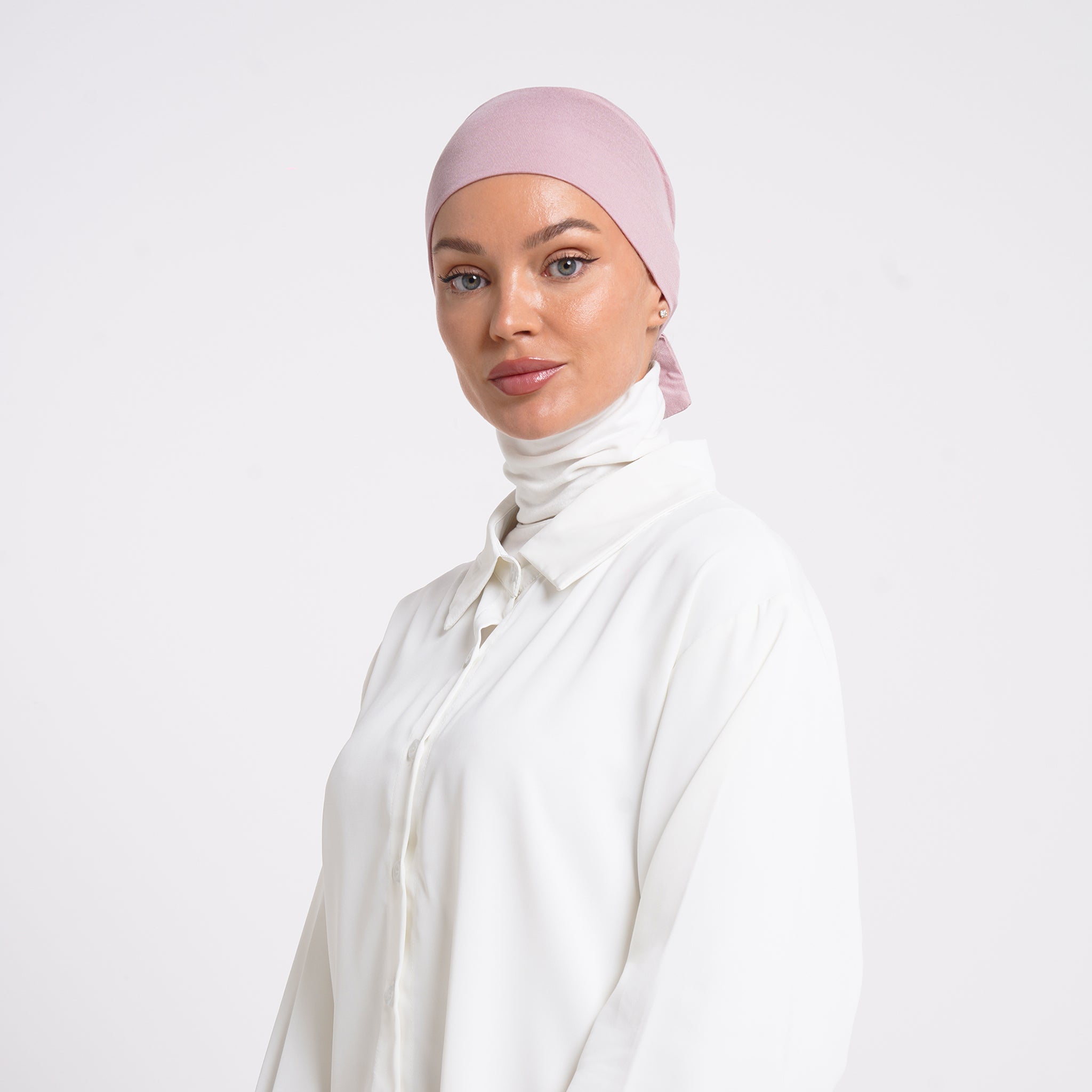 Plain Jersey Hijab or Everyday Comfort Jersey Hijab - Dusty Rose Blush