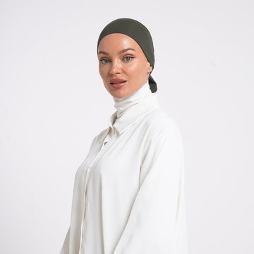 Plain Jersey Hijab or Everyday Comfort Jersey Hijab - Deep Olive Moss