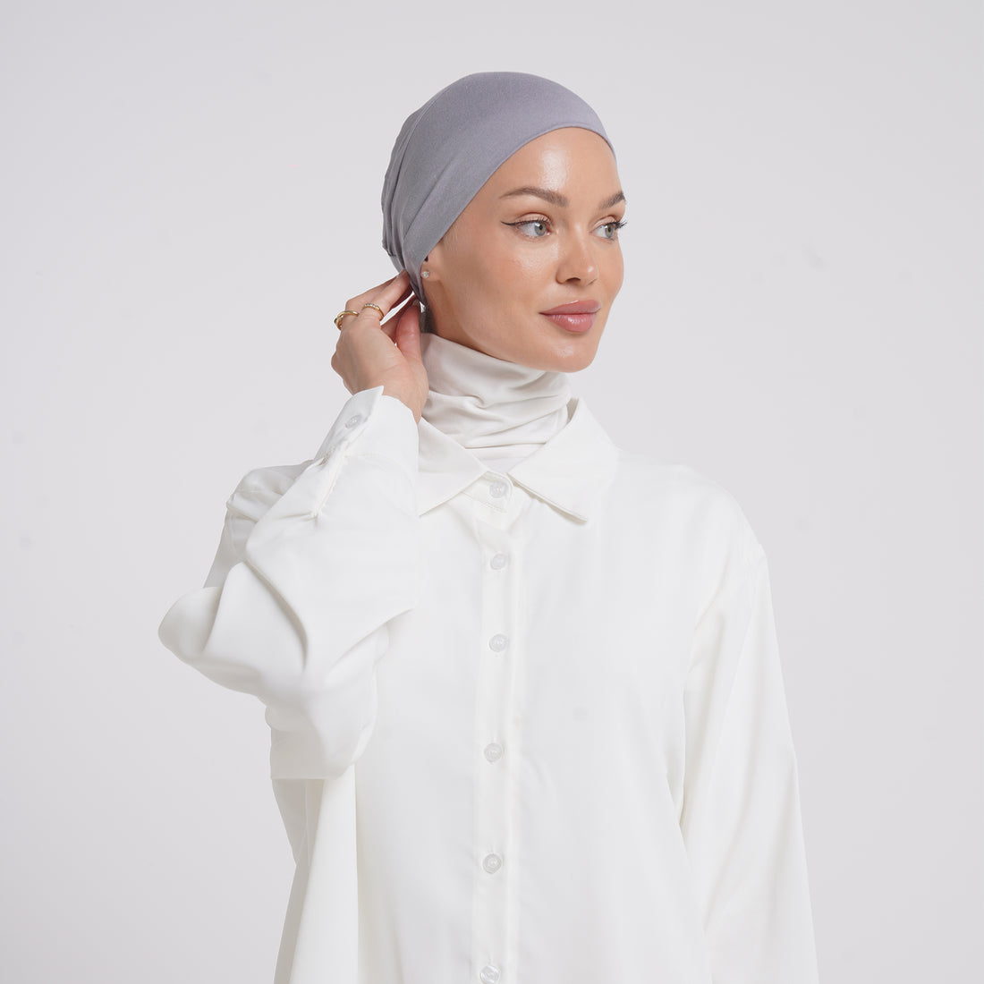 Plain Jersey Hijab or Everyday Comfort Jersey Hijab - Silver Grey