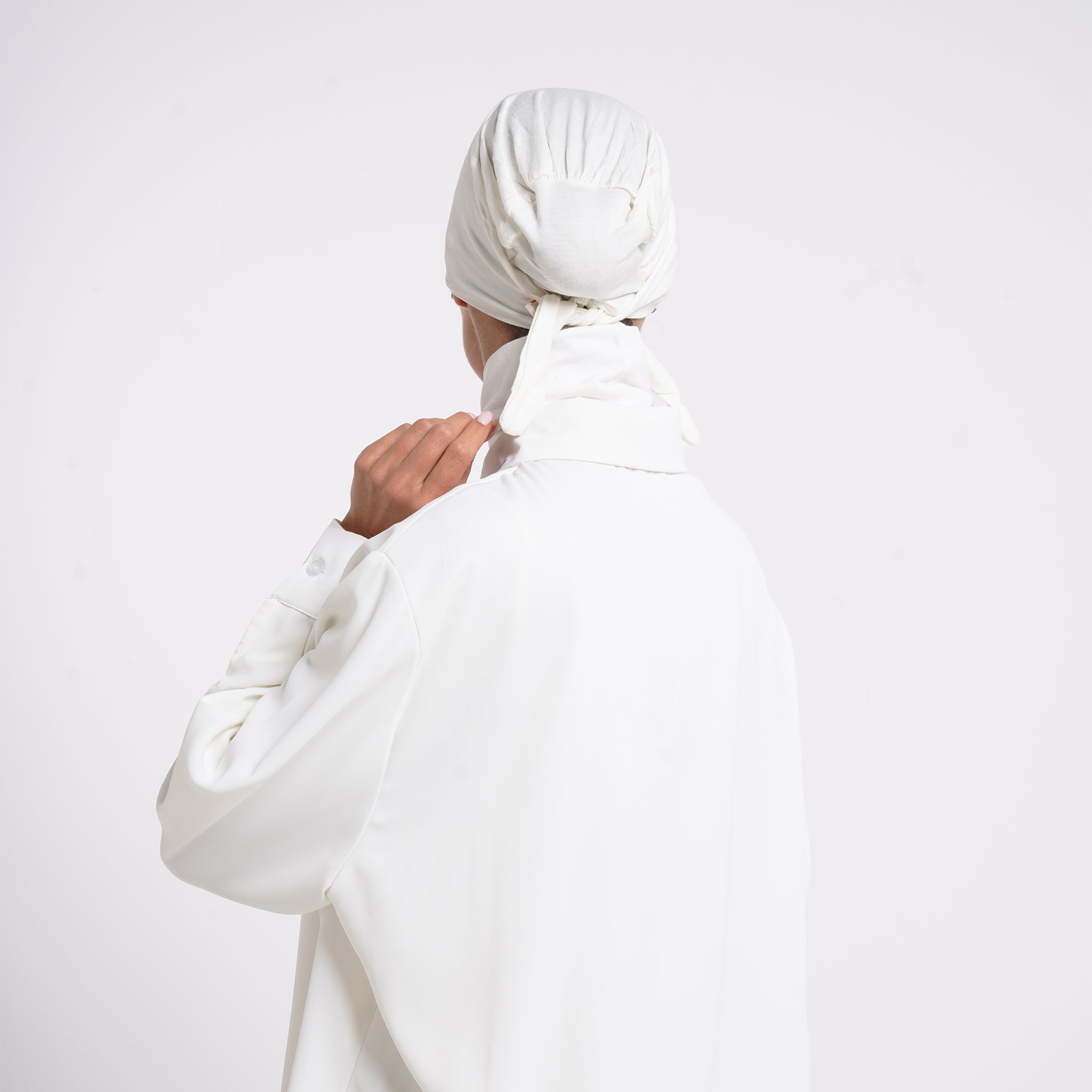 Plain Jersey Hijab or Everyday Comfort Jersey Hijab - Soft Pearl White