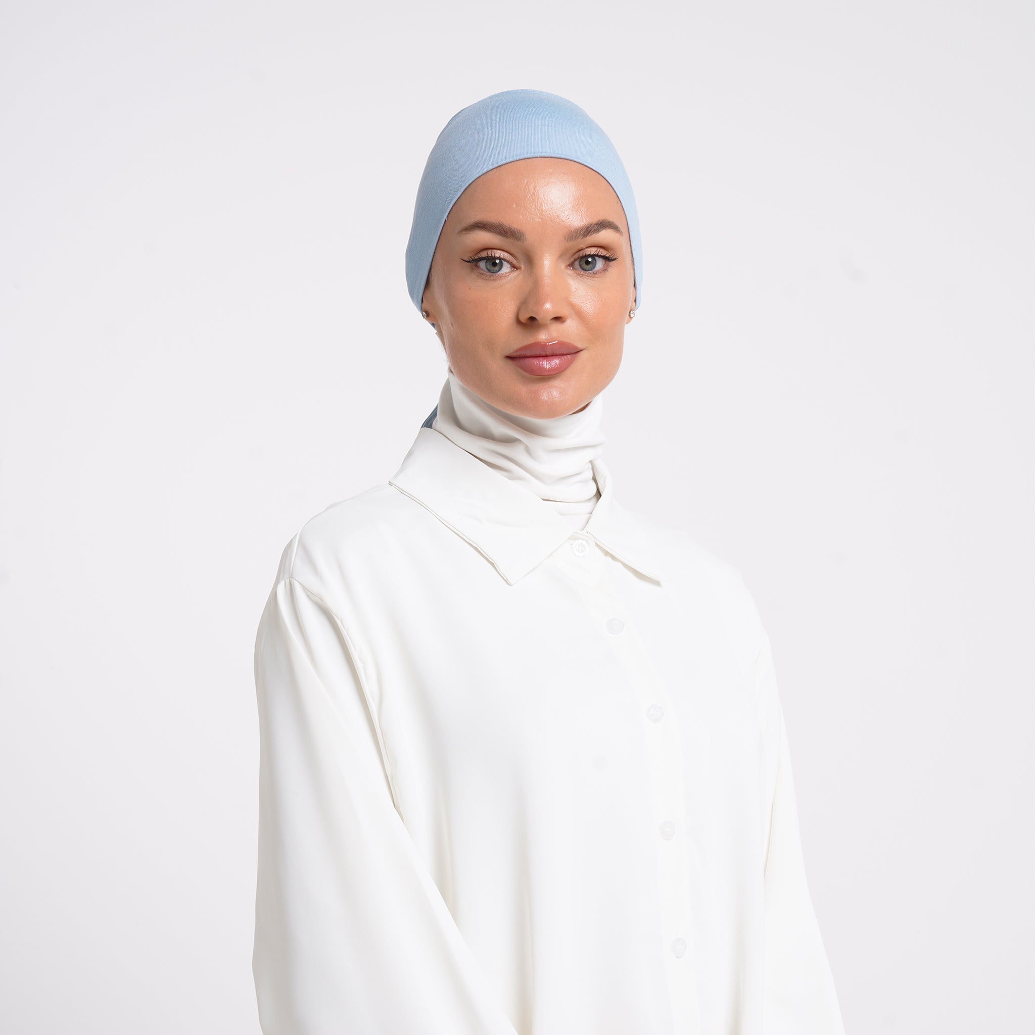 Plain Jersey Hijab or Everyday Comfort Jersey Hijab - Powder Blue