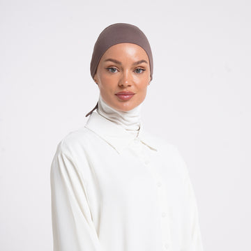 Plain Jersey Hijab or Everyday Comfort Jersey Hijab - Cocoa Taupe