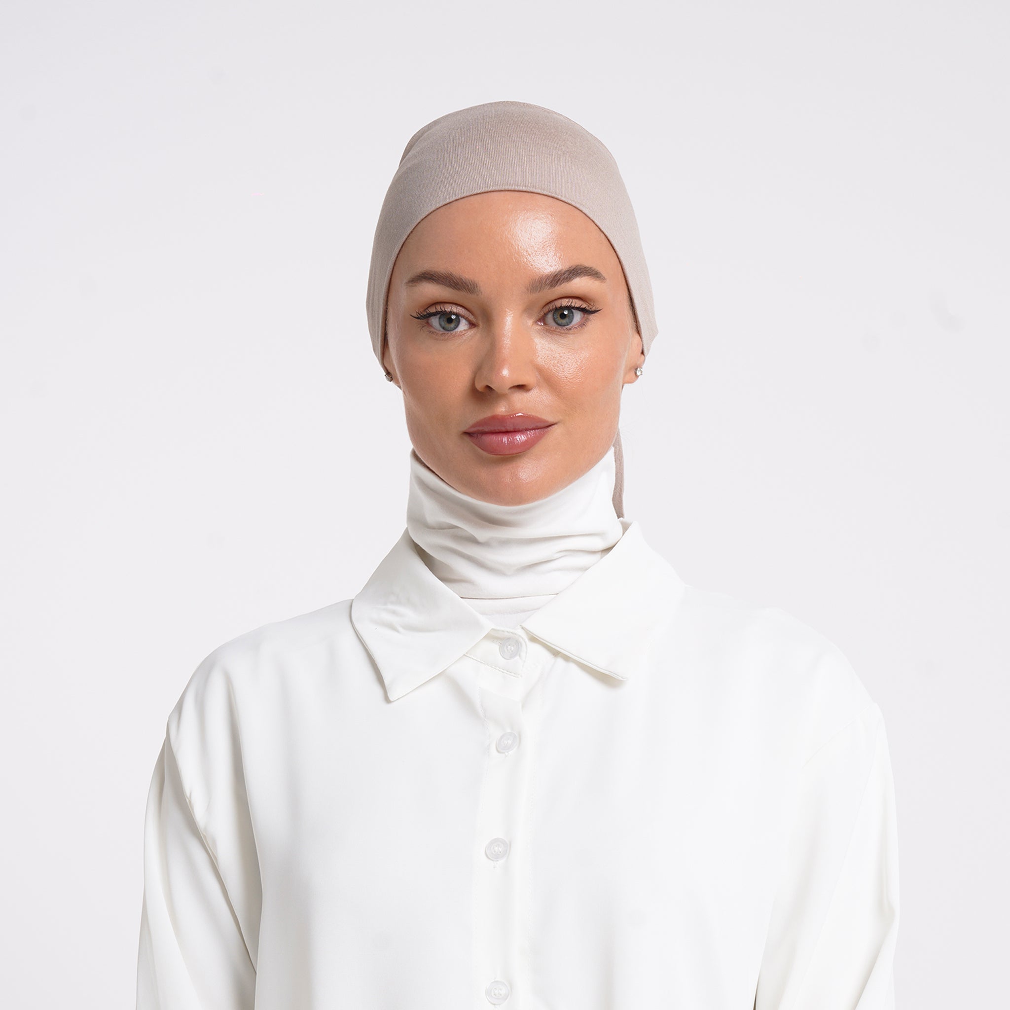 Plain Jersey Hijab or Everyday Comfort Jersey Hijab - Warm Greige