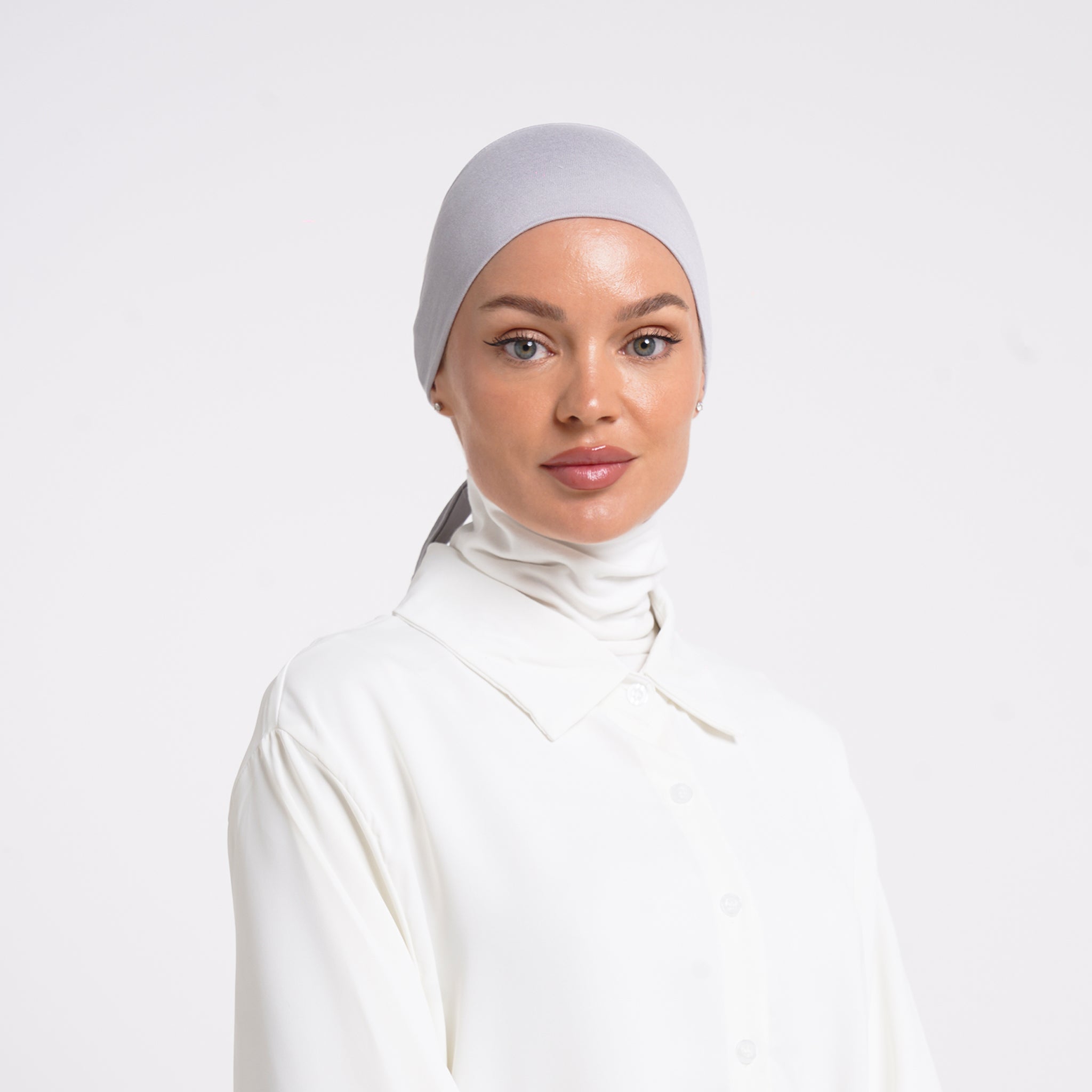 Plain Jersey Hijab or Everyday Comfort Jersey Hijab - Soft Dove Grey