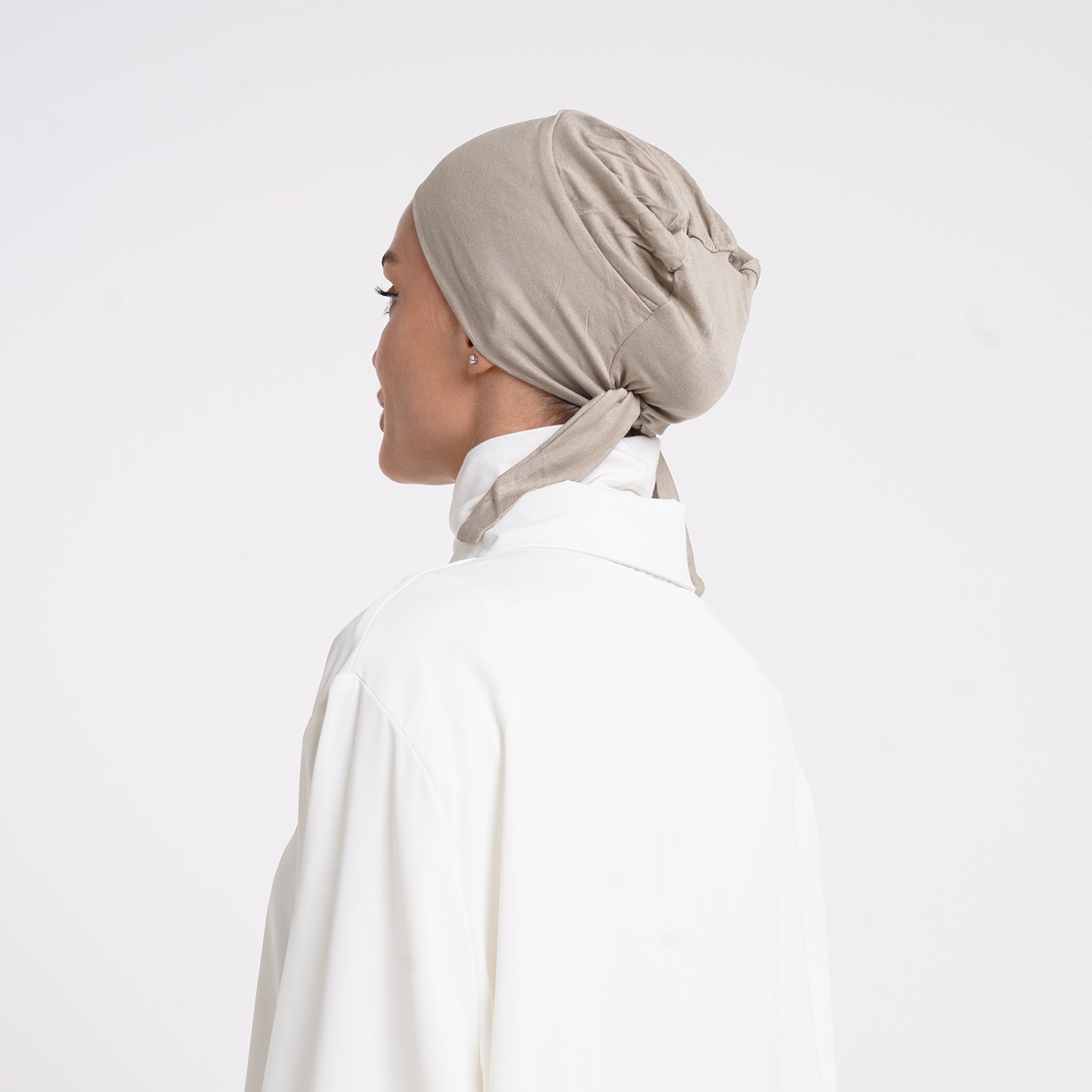 Plain Jersey Hijab or Everyday Comfort Jersey Hijab - Warm Taupe Sand