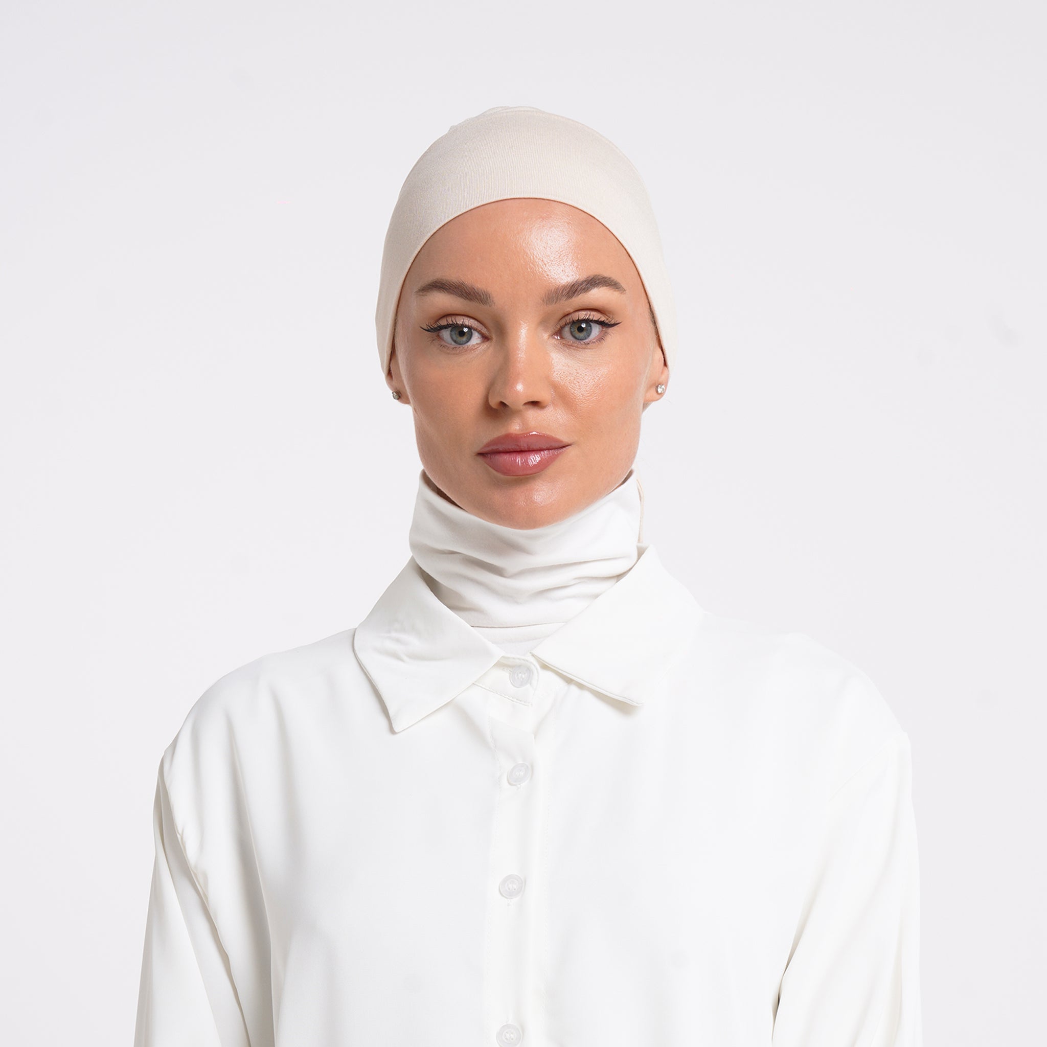 Plain Jersey Hijab or Everyday Comfort Jersey Hijab - Soft Almond Beige