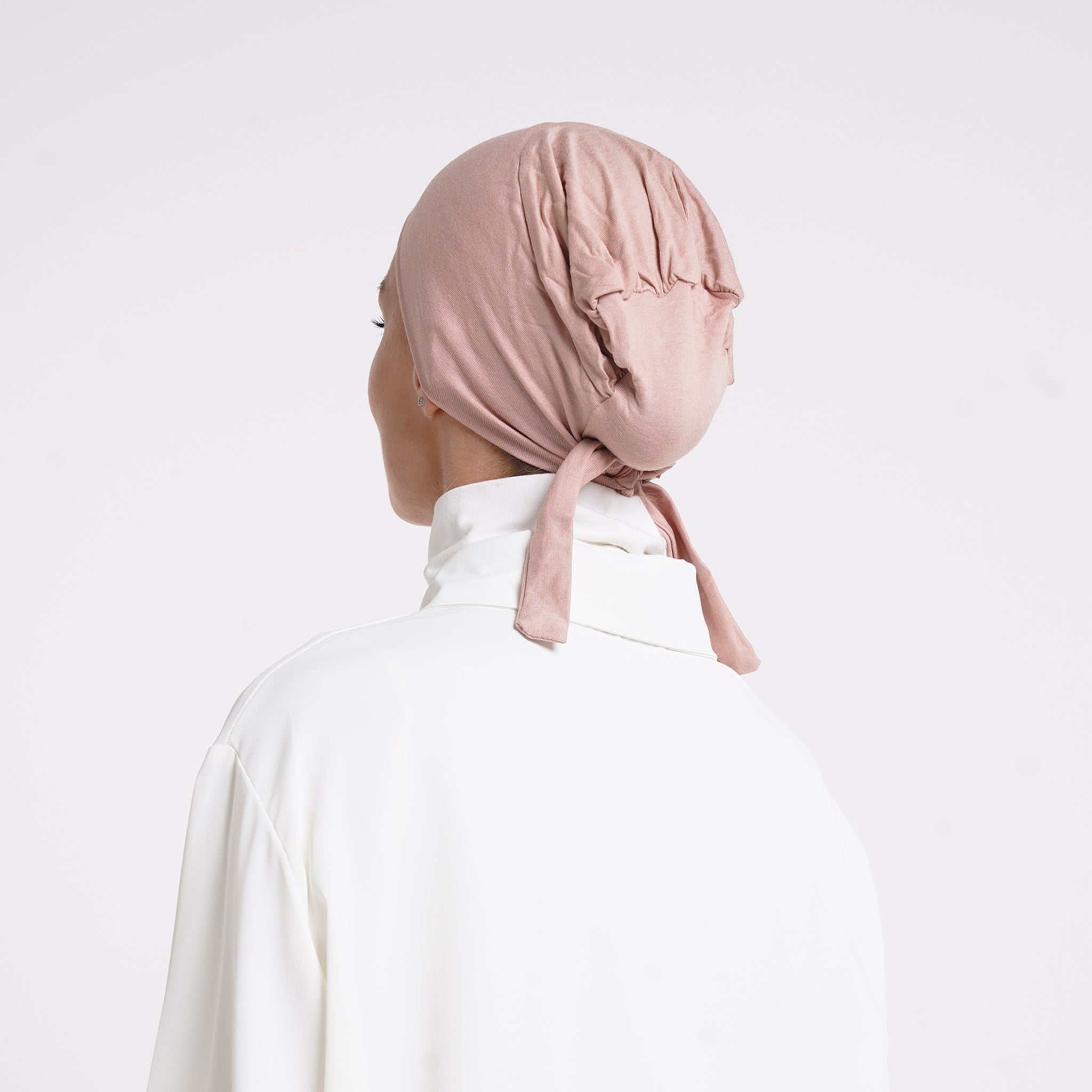 Plain Jersey Hijab or Everyday Comfort Jersey Hijab - Dusty Rose Nude
