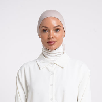 Plain Jersey Hijab or Everyday Comfort Jersey Hijab - Warm Light Taupe