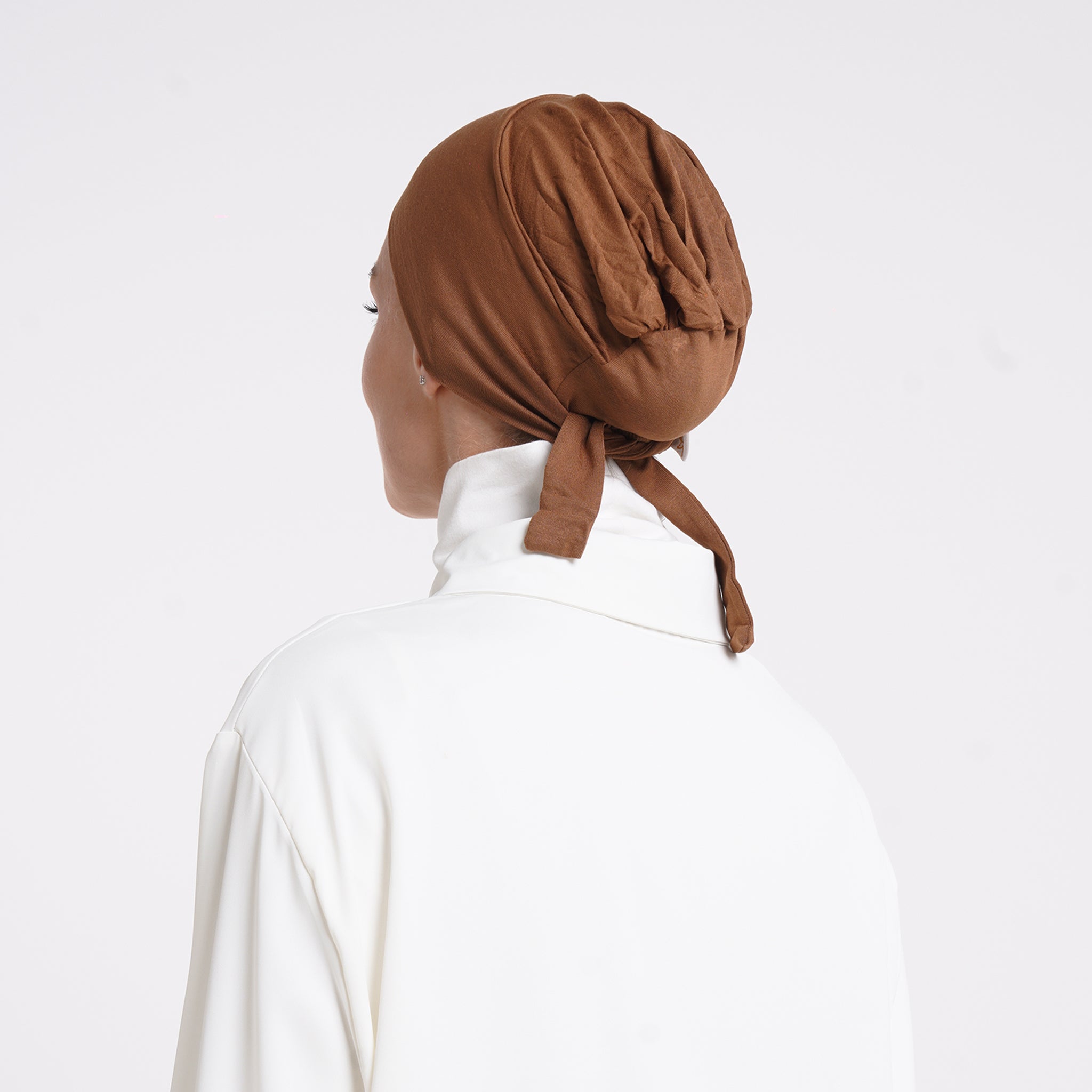 Plain Jersey Hijab or Everyday Comfort Jersey Hijab - Chestnut Brown