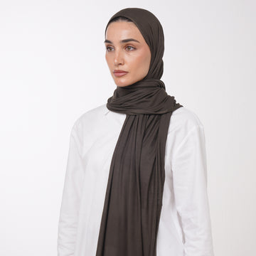 Plain Jersey Hijab or Everyday Comfort Jersey Hijab -  Dark Olive
