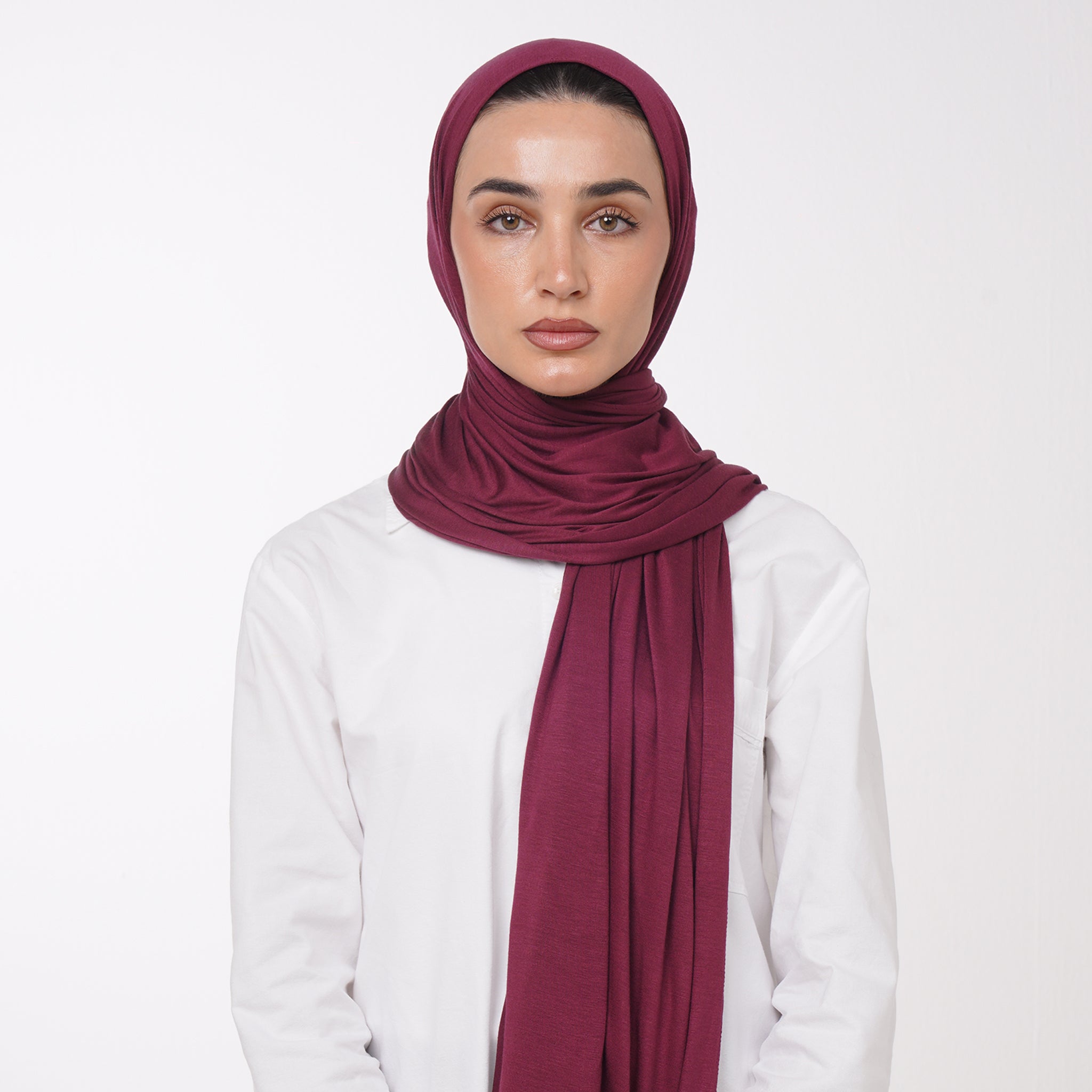 Plain Jersey Hijab or Everyday Comfort Jersey Hijab - Maroon