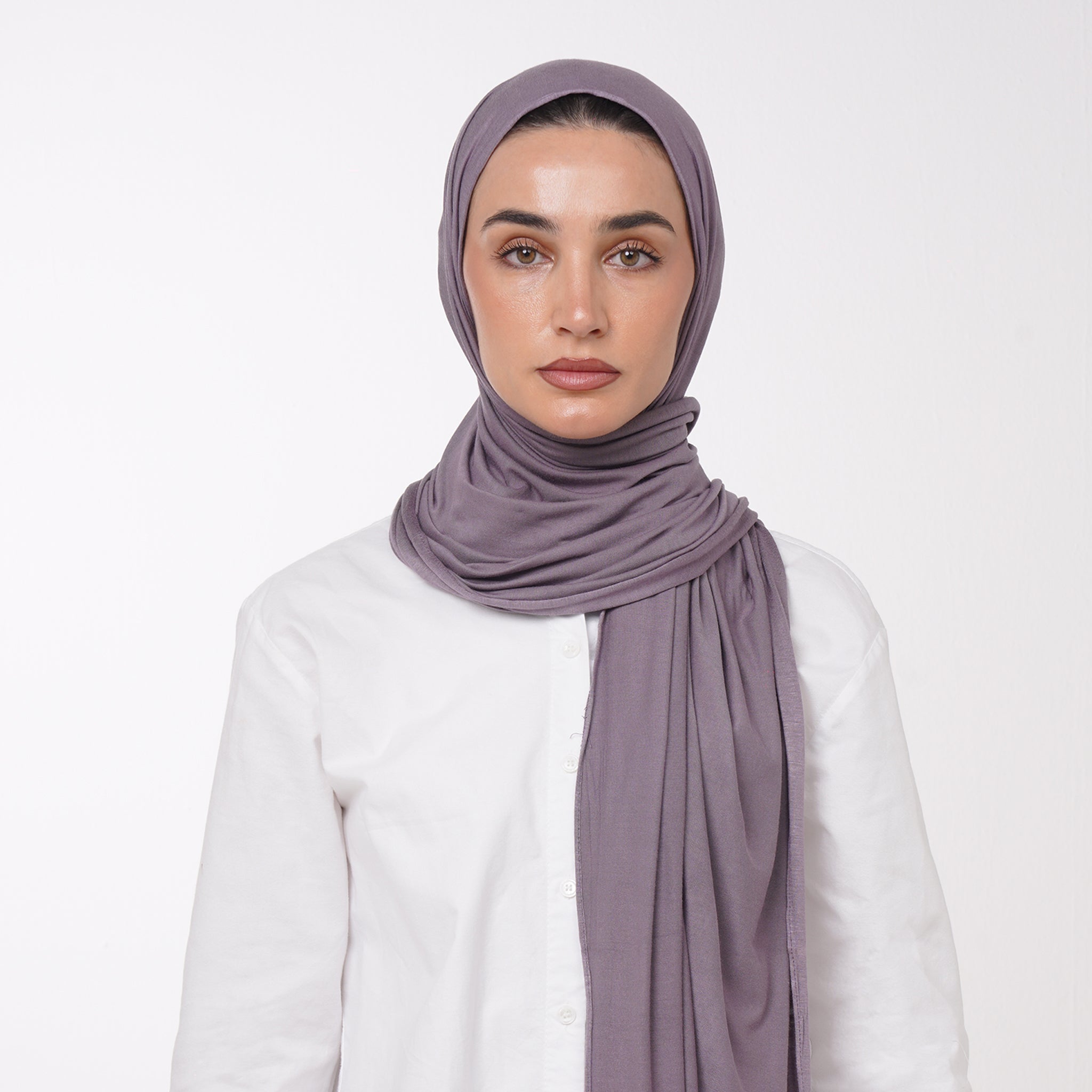Plain Jersey Hijab or Everyday Comfort Jersey Hijab -  Dark Charcoal
