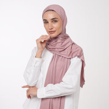 Plain Jersey Hijab or Everyday Comfort Jersey Hijab - Blush Pink