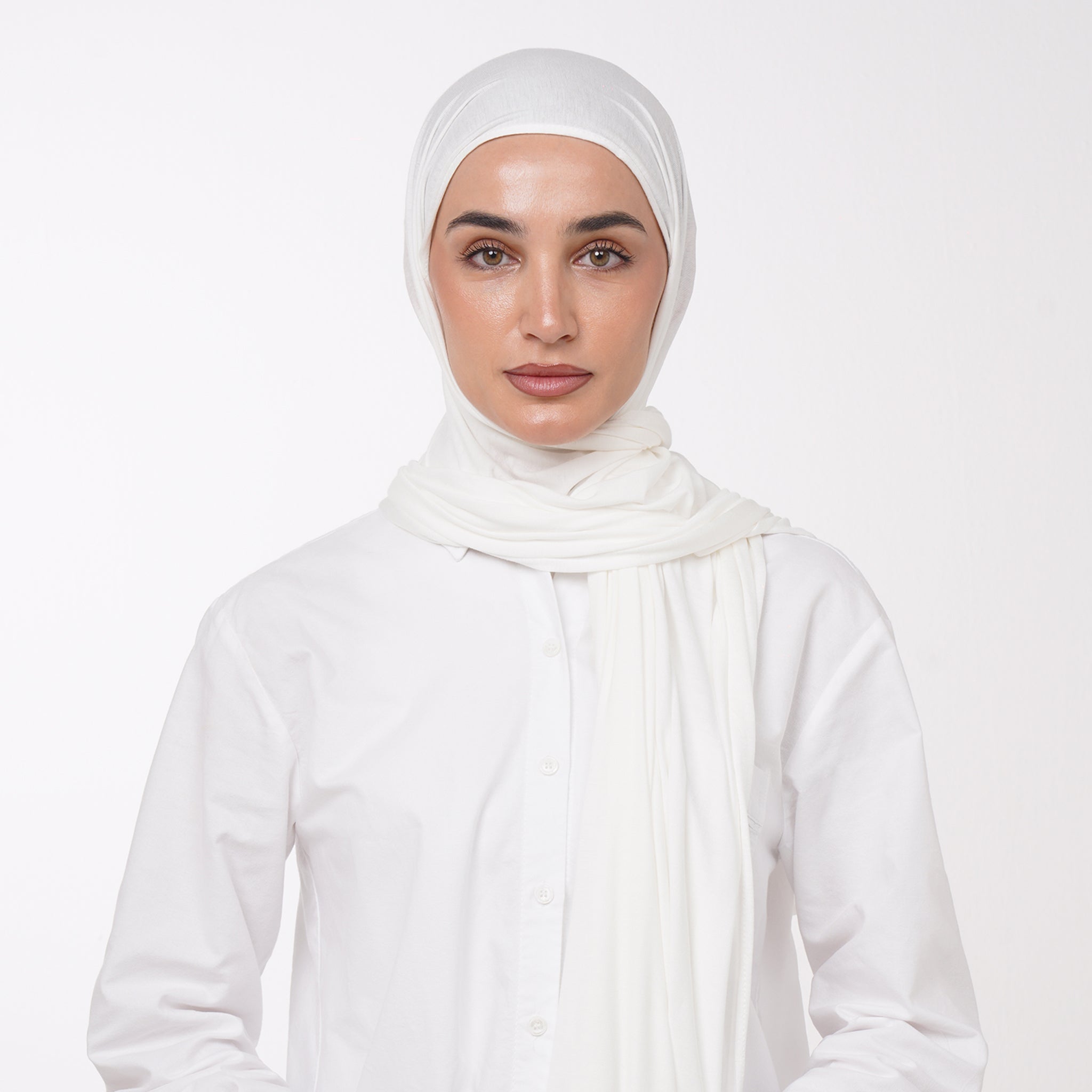 Plain Jersey Hijab or Everyday Comfort Jersey Hijab -  Cream
