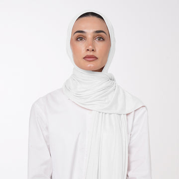 Plain Jersey Hijab or Everyday Comfort Jersey Hijab - Off-White