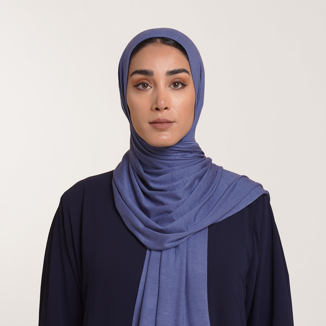 Premium Jersey Hijab - Slate Blue