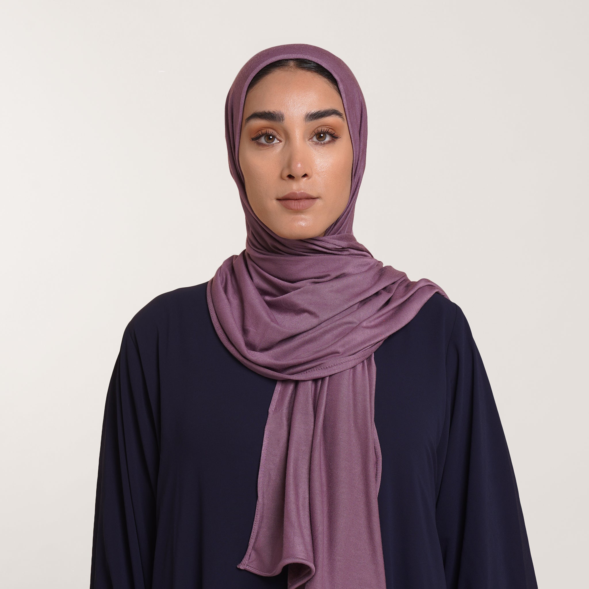 Premium Jersey Hijab - Dusty Plum