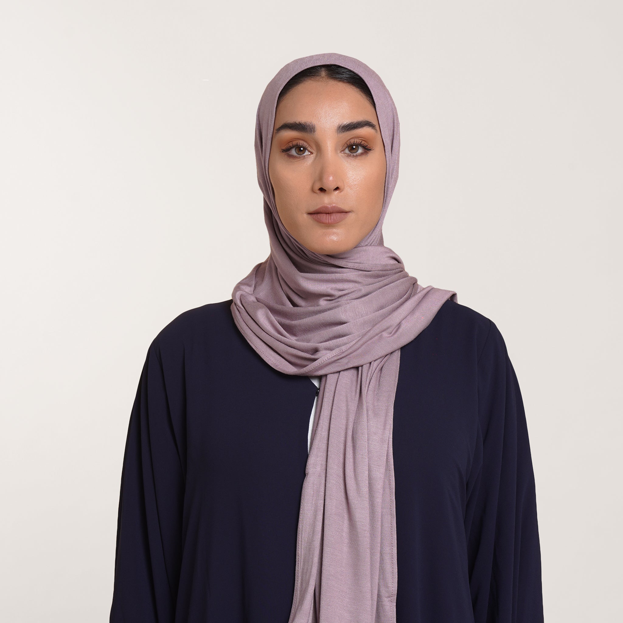 Premium Jersey Hijab - Dusty Mauve
