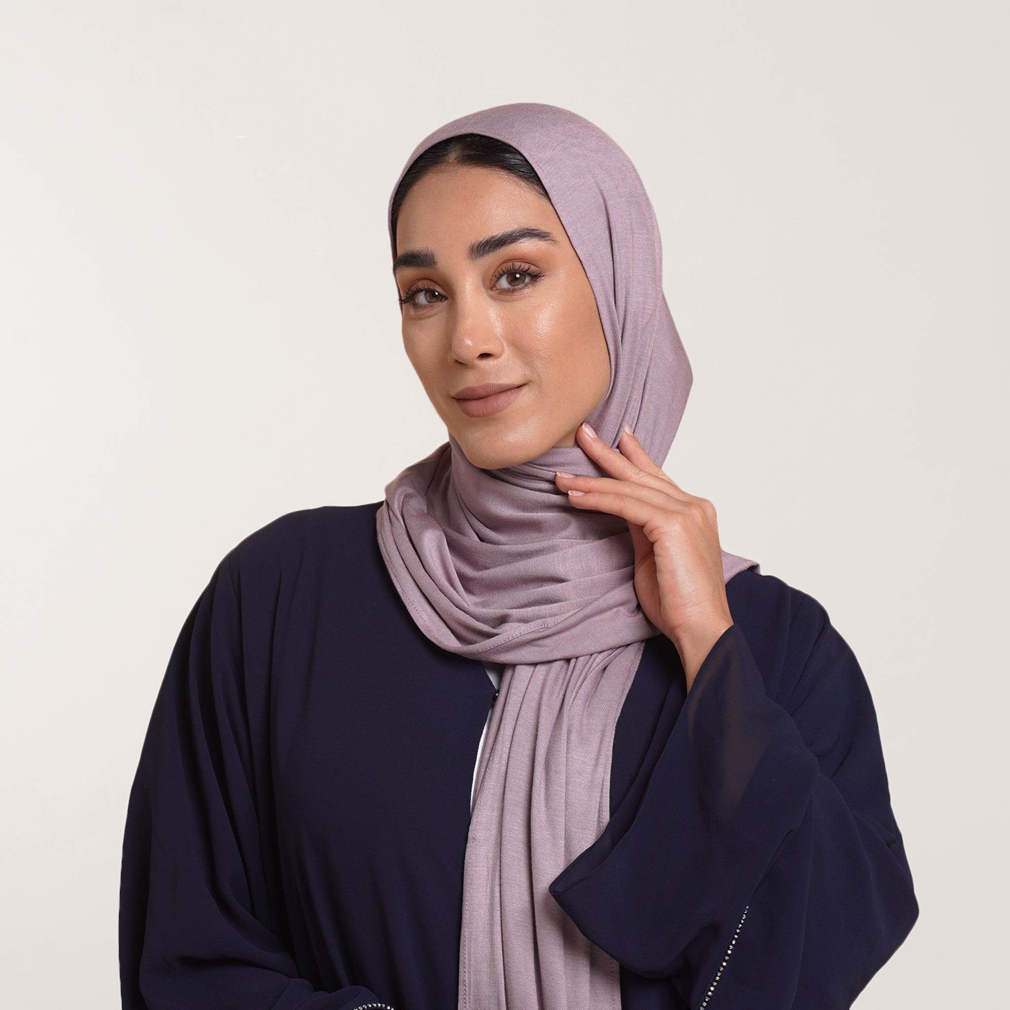 Premium Jersey Hijab - Dusty Mauve