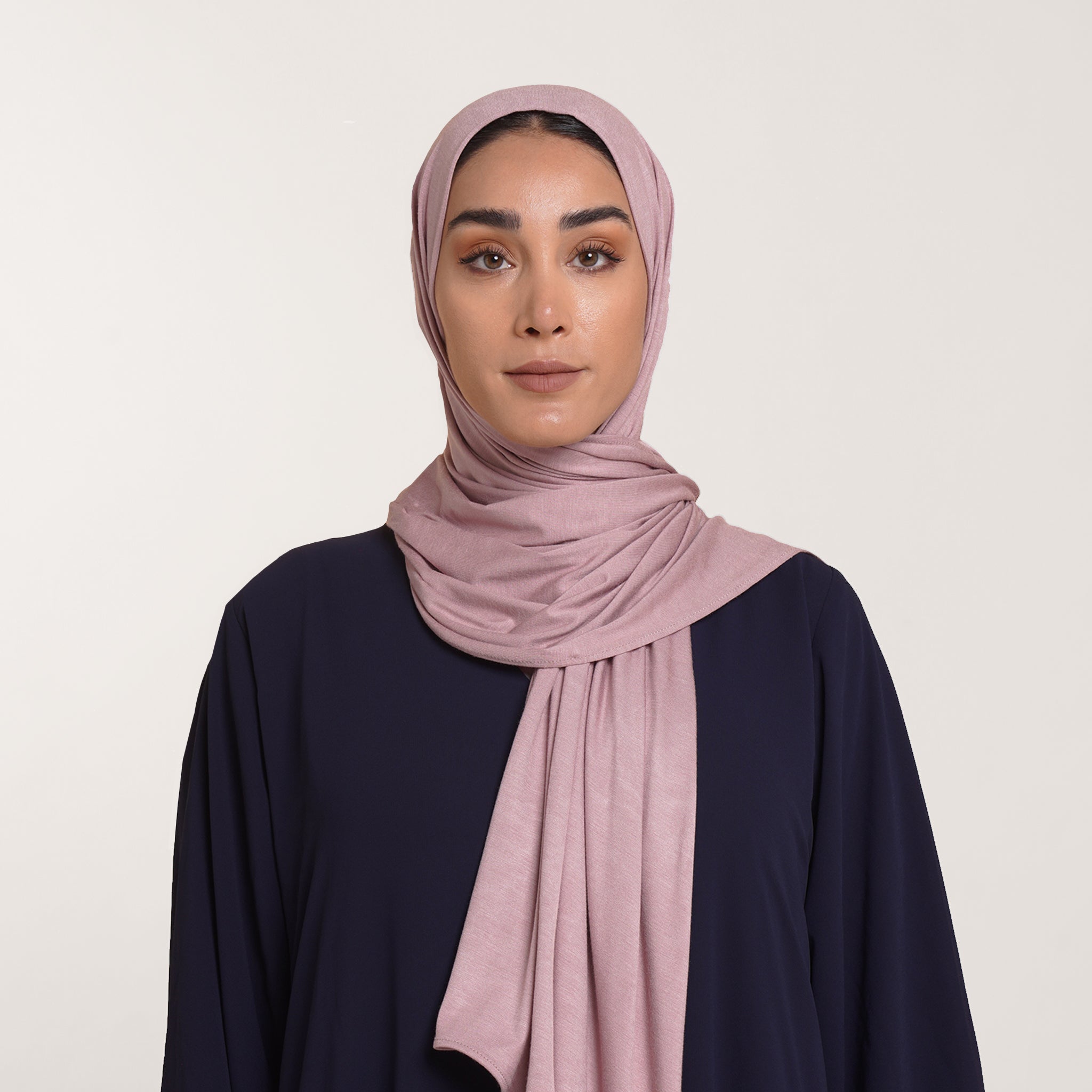 Premium Jersey Hijab - Soft Blush
