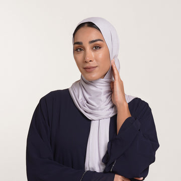 Premium Jersey Hijab - Light Grey
