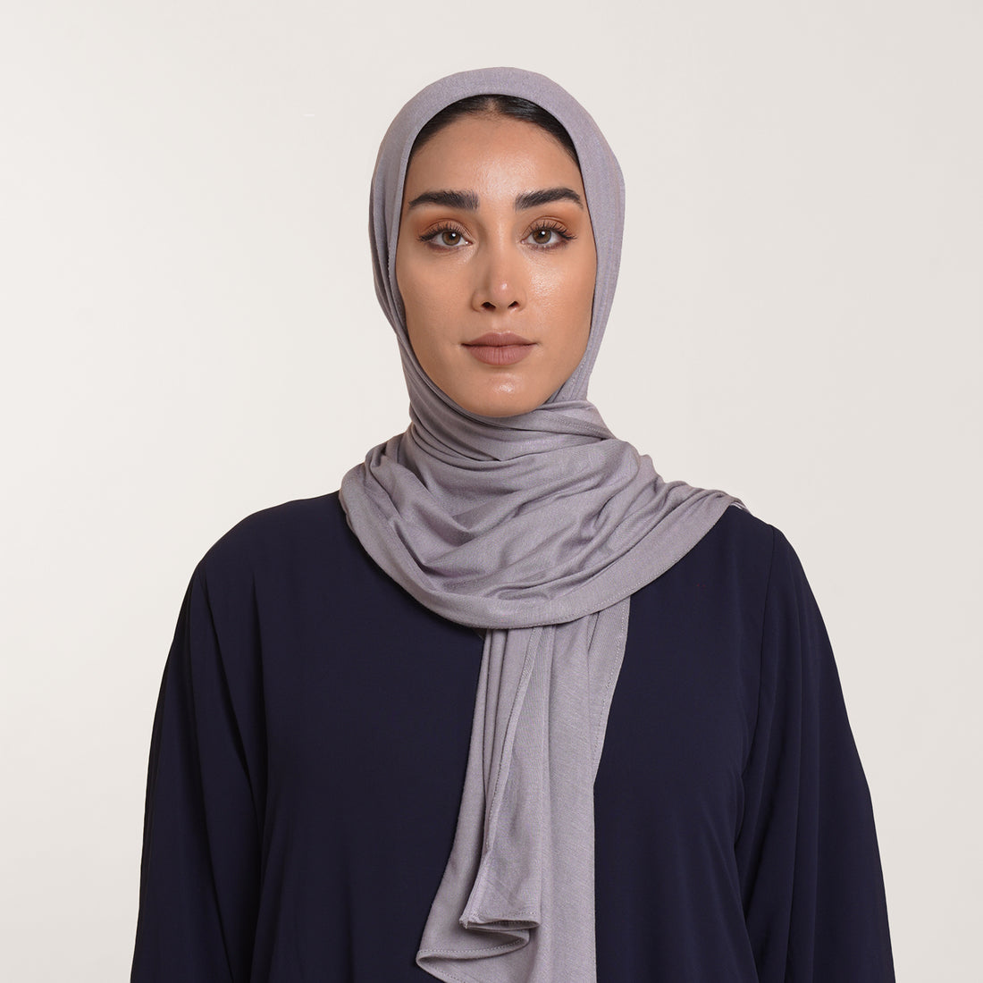 Premium Jersey Hijab - Smoky Grey