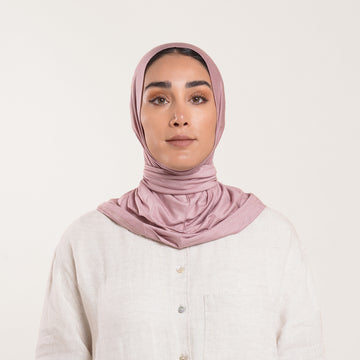 Easy wear Hijab (Tabaki) - Dusty Pink