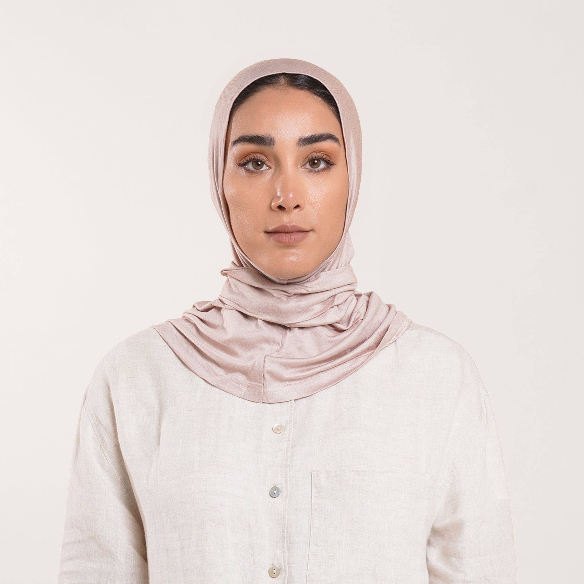 Easy wear Hijab (Tabaki) - Soft Peach