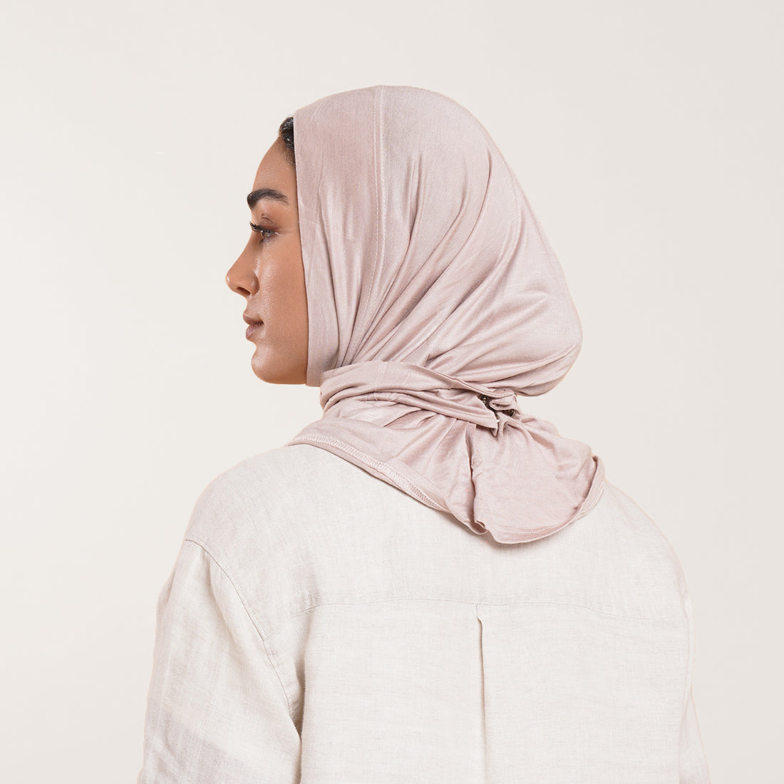 Easy wear Hijab (Tabaki) - Soft Peach