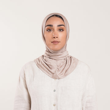 Easy wear Hijab (Tabaki) - Sand Beige