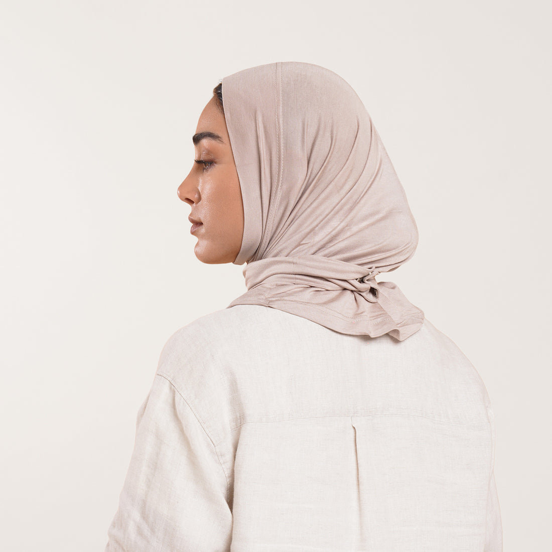 Easy wear Hijab (Tabaki) - Sand Beige
